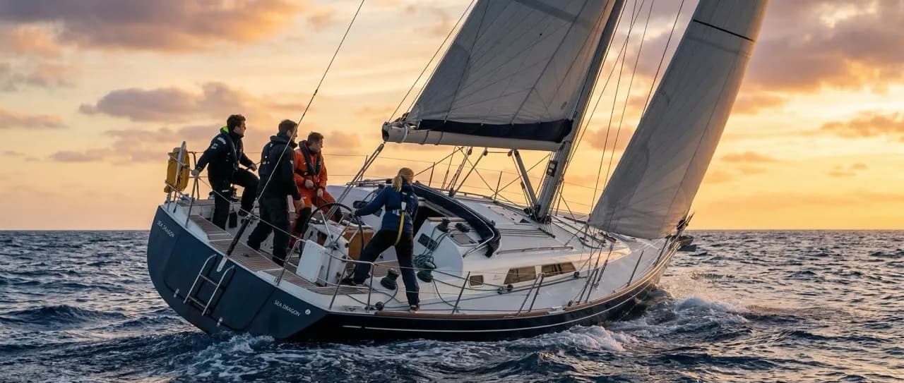 Offshore sailing or passage making