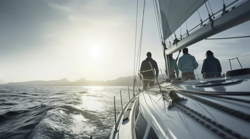 Captain leading crew through maneuvers